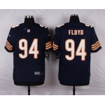 Men's Chicago Bears #94 Leonard Floyd Navy Blue Team Color NFL Nike Elite Jersey