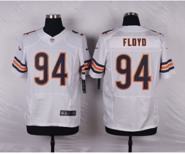 Men's Chicago Bears #94 Leonard Floyd White Road NFL Nike Elite Jersey