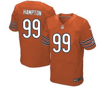 Men's Chicago Bears #99 Dan Hampton Orange Retired Player NFL Nike Elite Jersey