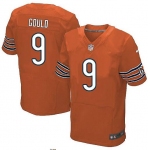 Men's Nike Chicago Bears #9 Robbie Gould Elite Orange Alternate NFL Jersey