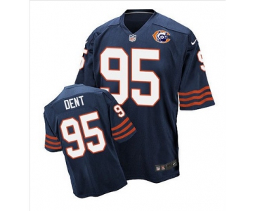 Nike Bears #95 Richard Dent Navy Blue Throwback Men's Stitched NFL Elite Jersey