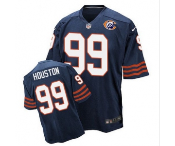 Nike Bears #99 Lamarr Houston Navy Blue Throwback Men's Stitched NFL Elite Jersey