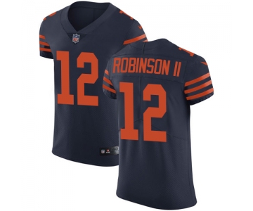 Nike Chicago Bears #12 Allen Robinson II Navy Blue Alternate Men's Stitched NFL Vapor Untouchable Elite Jersey