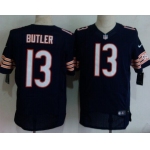 Nike Chicago Bears #13 Drew Butler Blue Elite Jersey