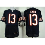 Nike Chicago Bears #13 Johnny Knox Blue Elite Jersey