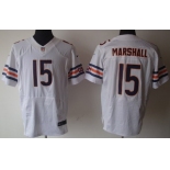 Nike Chicago Bears #15 Brandon Marshall White Elite Jersey