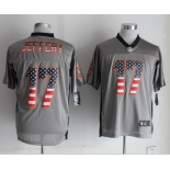 Nike Chicago Bears #17 Alshon Jeffery 2014 USA Flag Fashion Gray Elite Jersey