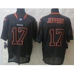 Nike Chicago Bears #17 Alshon Jeffery Lights Out Black Elite Jersey