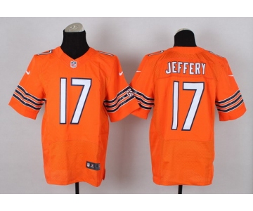 Nike Chicago Bears #17 Alshon Jeffery Orange Elite Jersey