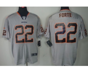 Nike Chicago Bears #22 Matt Forte Lights Out Gray Elite Jersey