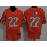 Nike Chicago Bears #22 Matt Forte Orange Elite Jersey