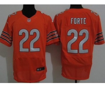 Nike Chicago Bears #22 Matt Forte Orange Elite Jersey