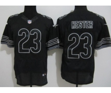 Nike Chicago Bears #23 Devin Hester Black Elite Jersey