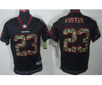 Nike Chicago Bears #23 Devin Hester Black With Camo Elite Jersey