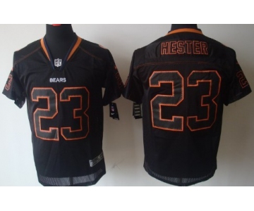 Nike Chicago Bears #23 Devin Hester Lights Out Black Elite Jersey