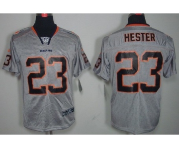 Nike Chicago Bears #23 Devin Hester Lights Out Gray Elite Jersey