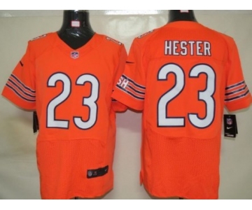 Nike Chicago Bears #23 Devin Hester Orange Elite Jersey