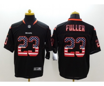 Nike Chicago Bears #23 Kyle Fuller 2014 USA Flag Fashion Black Elite Jersey