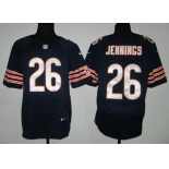 Nike Chicago Bears #26 Tim Jennings Blue Elite Jersey