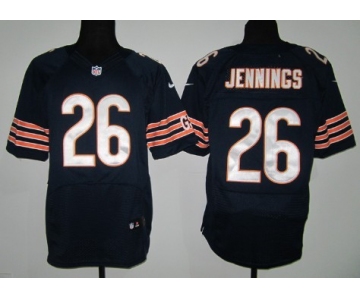 Nike Chicago Bears #26 Tim Jennings Blue Elite Jersey