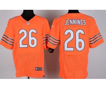 Nike Chicago Bears #26 Tim Jennings Orange Elite Jersey