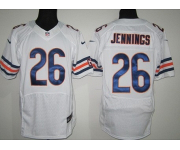 Nike Chicago Bears #26 Tim Jennings White Elite Jersey