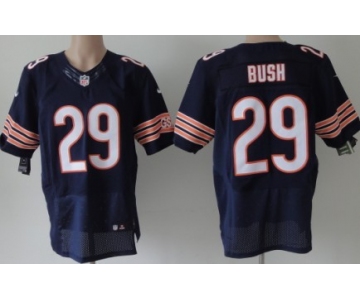 Nike Chicago Bears #29 Michael Bush Blue Elite Jersey