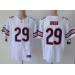 Nike Chicago Bears #29 Michael Bush White Elite Jersey