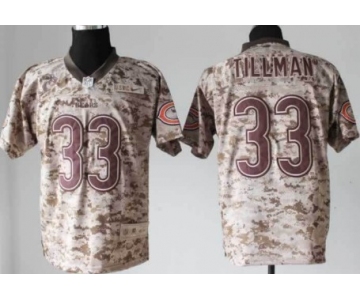 Nike Chicago Bears #33 Charles Tillman 2013 USMC Camo Elite Jersey