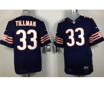 Nike Chicago Bears #33 Charles Tillman Blue Elite Jersey