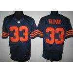 Nike Chicago Bears #33 Charles Tillman Blue With Orange Elite Jersey