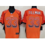 Nike Chicago Bears #33 Charles Tillman Drift Fashion Orange Elite Jersey