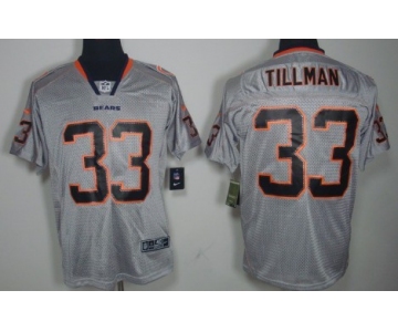 Nike Chicago Bears #33 Charles Tillman Lights Out Gray Elite Jersey