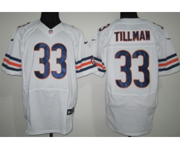 Nike Chicago Bears #33 Charles Tillman White Elite Jersey