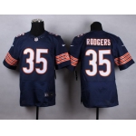 Nike Chicago Bears #35 Jacquizz Rodgers Blue Elite Jersey