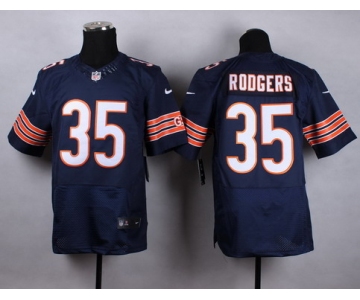 Nike Chicago Bears #35 Jacquizz Rodgers Blue Elite Jersey