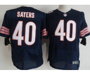 Nike Chicago Bears #40 Gale Sayers Blue Elite Jersey