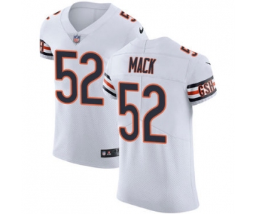 Nike Chicago Bears #52 Khalil Mack White Men's Stitched NFL Vapor Untouchable Elite Jersey