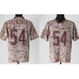 Nike Chicago Bears #54 Brian Urlacher 2013 USMC Camo Elite Jersey