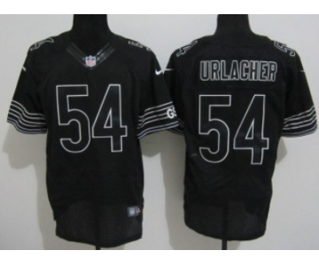 Nike Chicago Bears #54 Brian Urlacher Black Elite Jersey