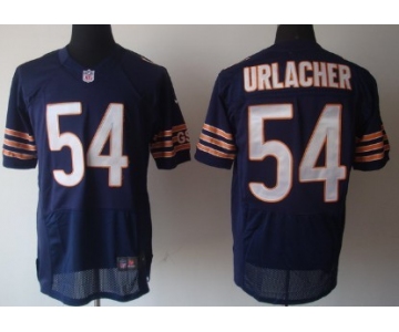 Nike Chicago Bears #54 Brian Urlacher Blue Elite Jersey