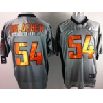 Nike Chicago Bears #54 Brian Urlacher Gray Shadow Elite Jersey