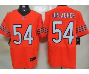 Nike Chicago Bears #54 Brian Urlacher Orange Elite Jersey