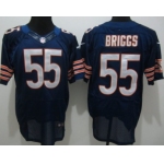 Nike Chicago Bears #55 Lance Briggs Blue Elite Jersey