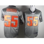 Nike Chicago Bears #55 Lance Briggs Gray Shadow Elite Jersey