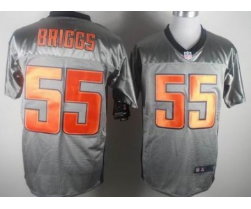 Nike Chicago Bears #55 Lance Briggs Gray Shadow Elite Jersey