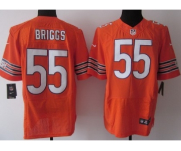 Nike Chicago Bears #55 Lance Briggs Orange Elite Jersey