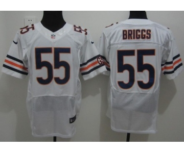 Nike Chicago Bears #55 Lance Briggs White Elite Jersey