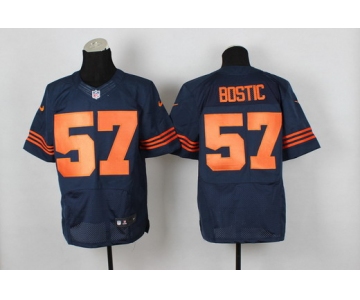 Nike Chicago Bears #57 Jon Bostic Blue With Orange Elite Jersey