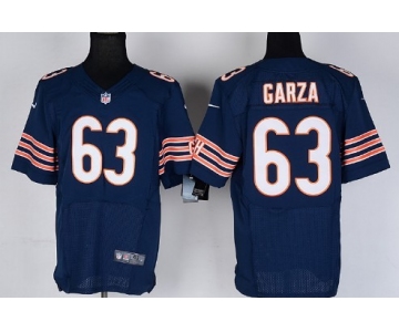 Nike Chicago Bears #63 Roberto Garza Blue Elite Jersey